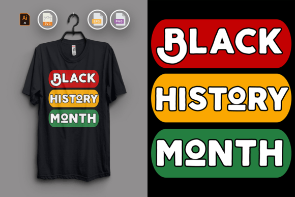 Black History Month Graphics & T-Shirt Designs Vol.2