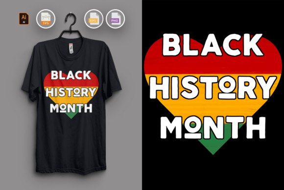 Black History Month T-Shirt Design Vol.3 Graphics Review