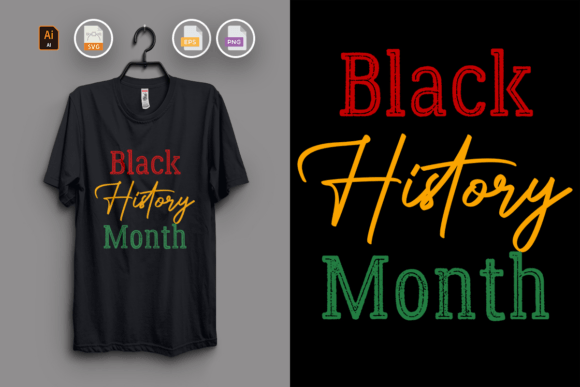 Black History Month T-Shirt Design Vol.6 Graphics
