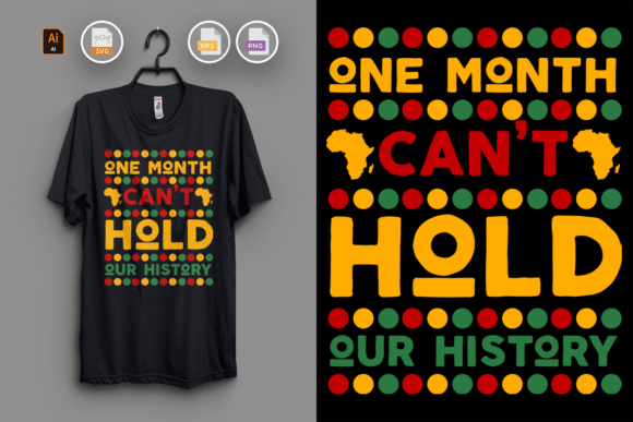 Black History Month T-Shirt Design Vol18 Graphics