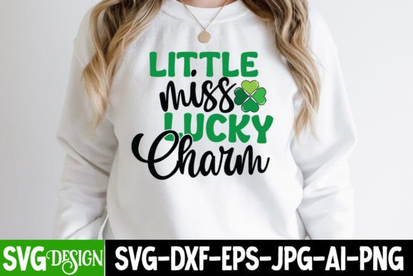 Little Miss Lucky Charm SVG: Graphics Freebies