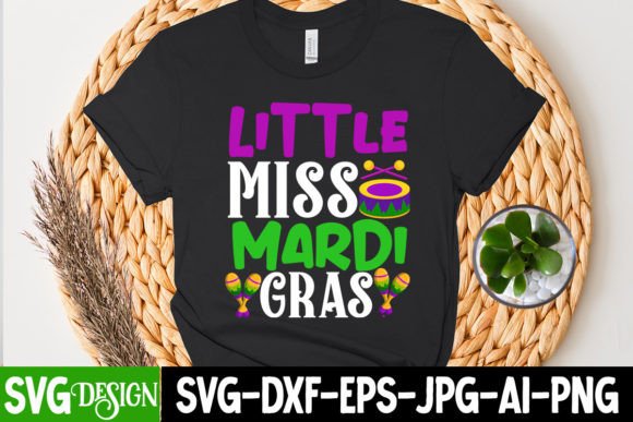 Little Miss Mardi Gras SVG: Graphics Freebies